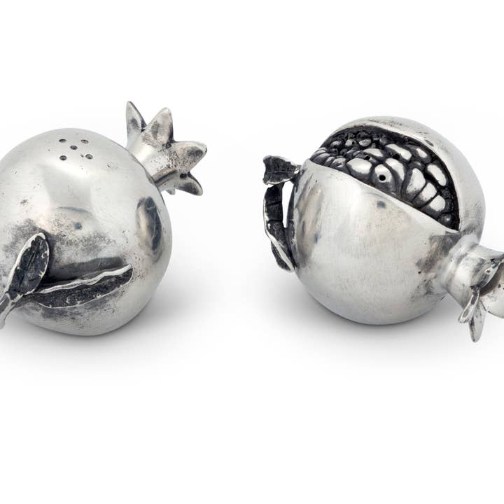 Vagabond House - Wholesale Salt & Pepper Shaker Set - Pomegranate Salt & Pepper Set