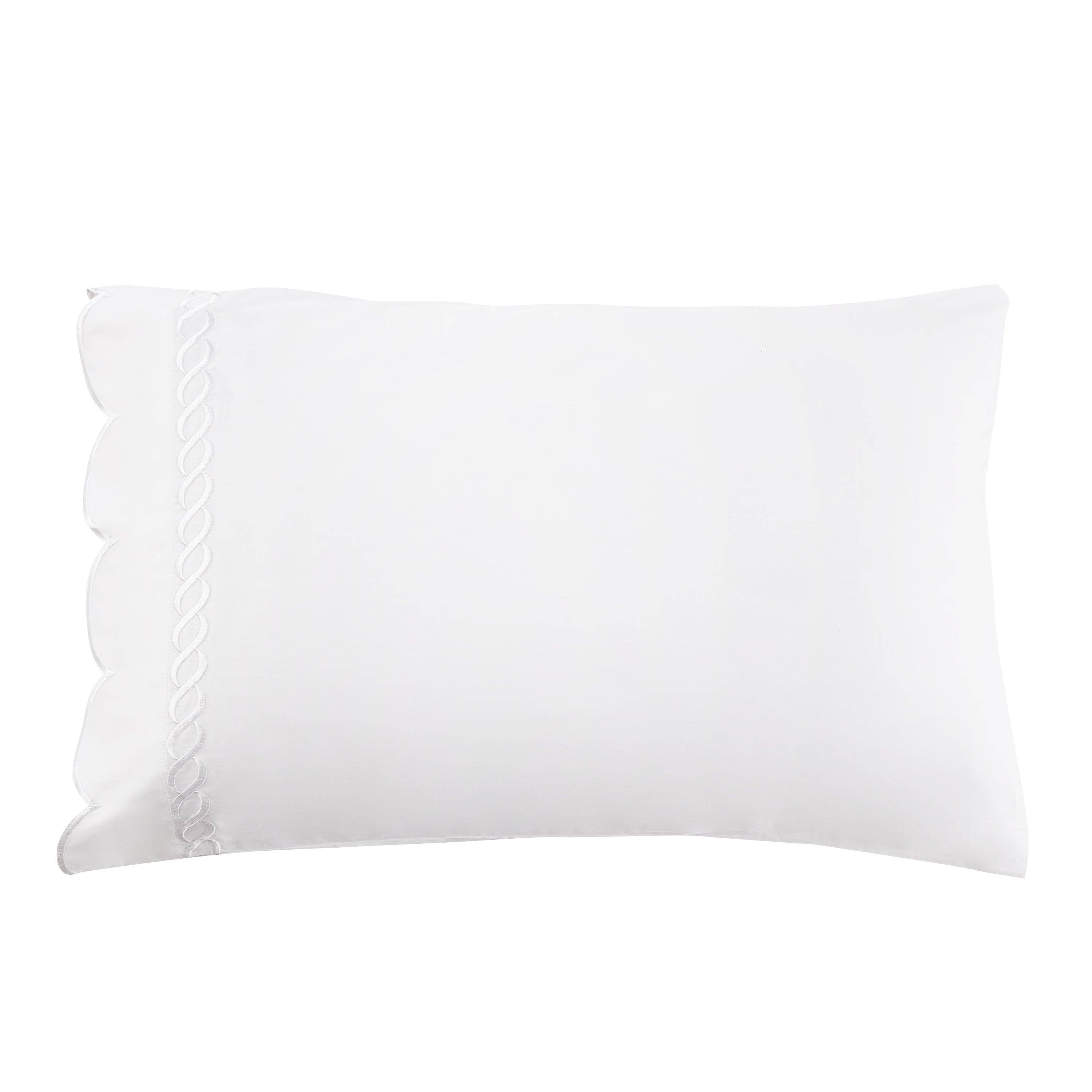Mélange Home - Wholesale Sheet Set - 600 Thread Count Scallop Rope Embroidered Cotton Sheet Set10