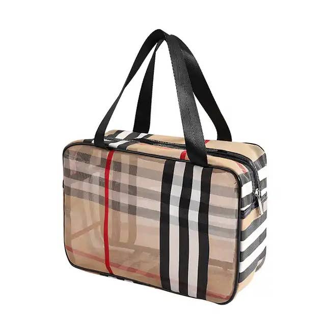 Mesh PVC Toiletry Bag for wholesale by CLR by Claudette