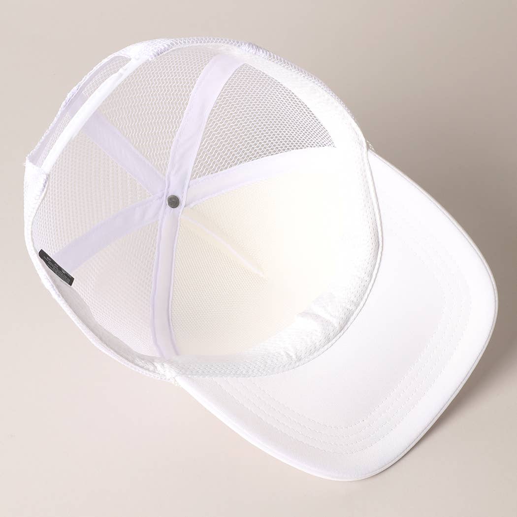 Fashion City - Wholesale Trucker Hat - Women's - Pink Bow Patch Foam Mesh Back Trucker Hat10