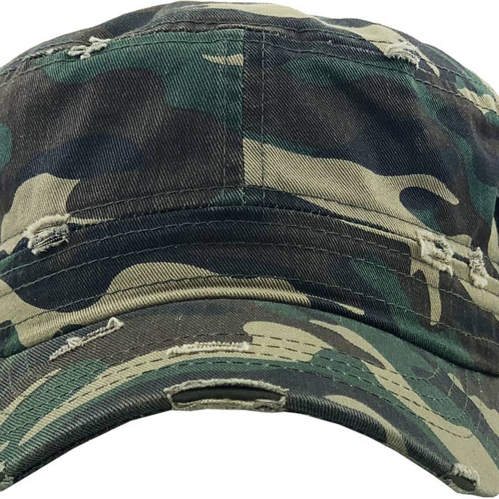 KBETHOS - Wholesale Baseball Cap - Unisex - Distressed Army Cadet (Fitted)6