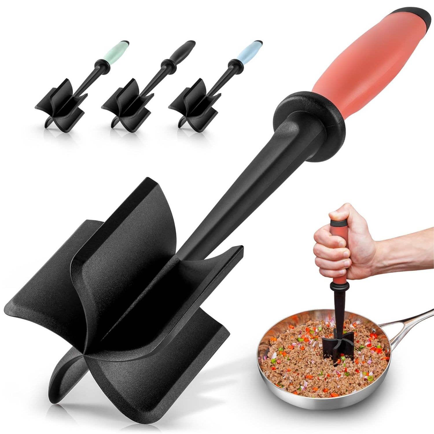 Zulay Kitchen - Wholesale Kitchen Tool/Gadget - Premium Ground Meat Chopper Tool9