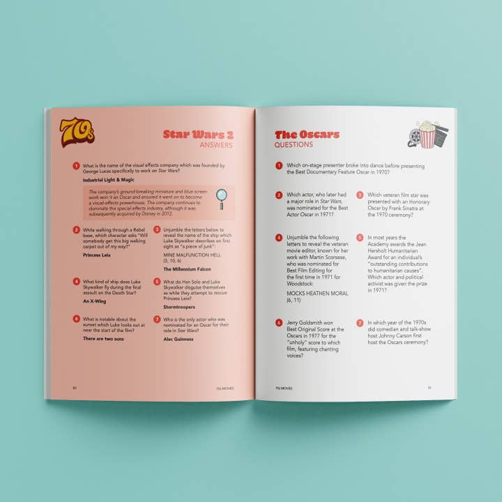 Texas Bookman - Wholesale Arts & Entertainment Book - 70s Trivia Quiz1