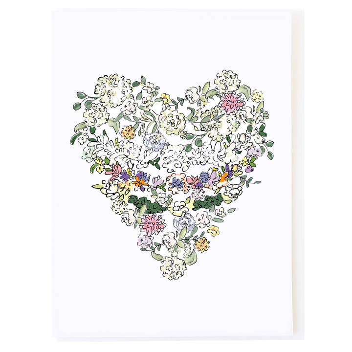 Fleur Coeur pour la vente par mollyOcards