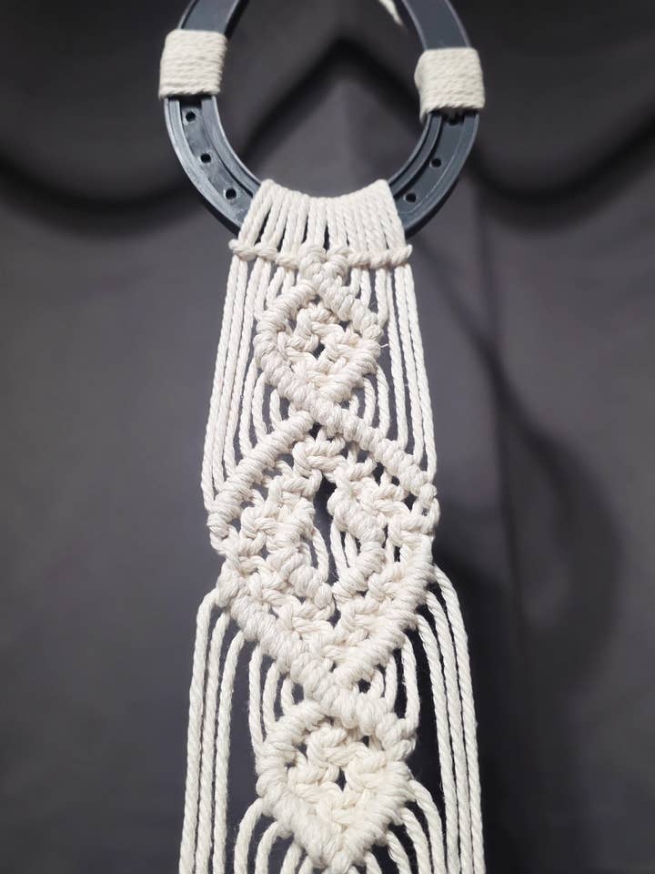 Horse shoe hanging for wholesale by AJ Handmade