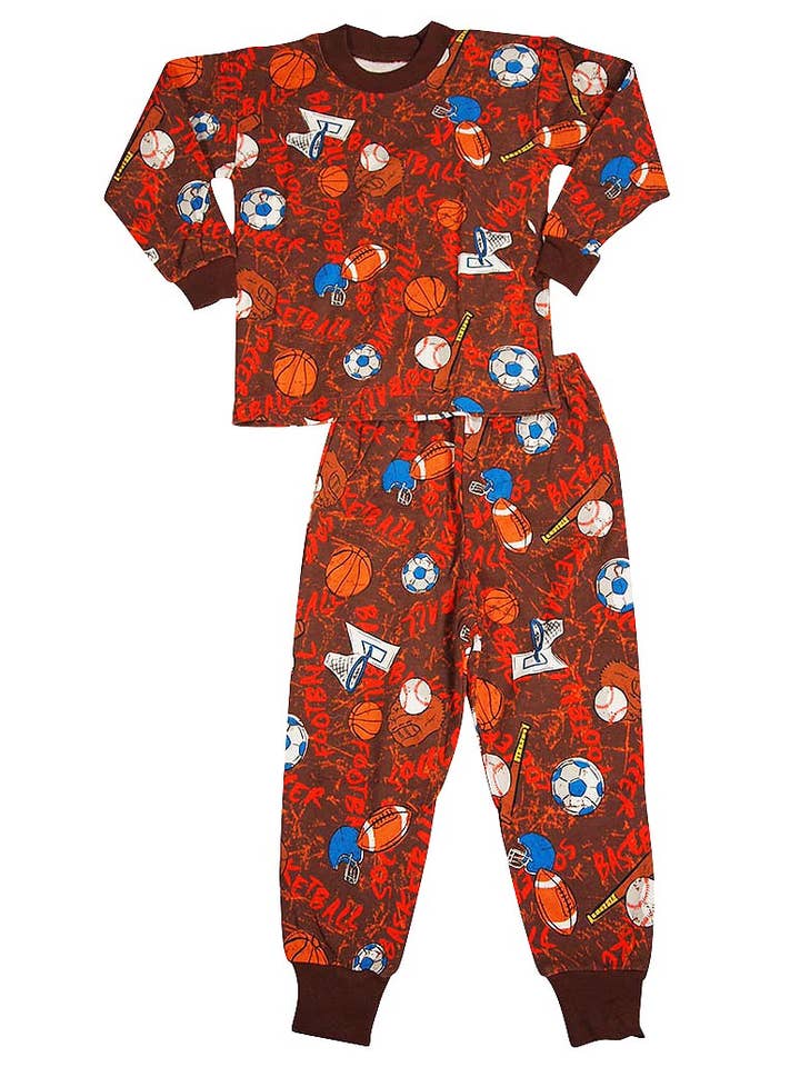 Eastern Off Price - Wholesale Sleepwear Set - Kids - Sara's Prints Boys Girls Unisex Kids Long Sleeve 2 Pc Pajama2