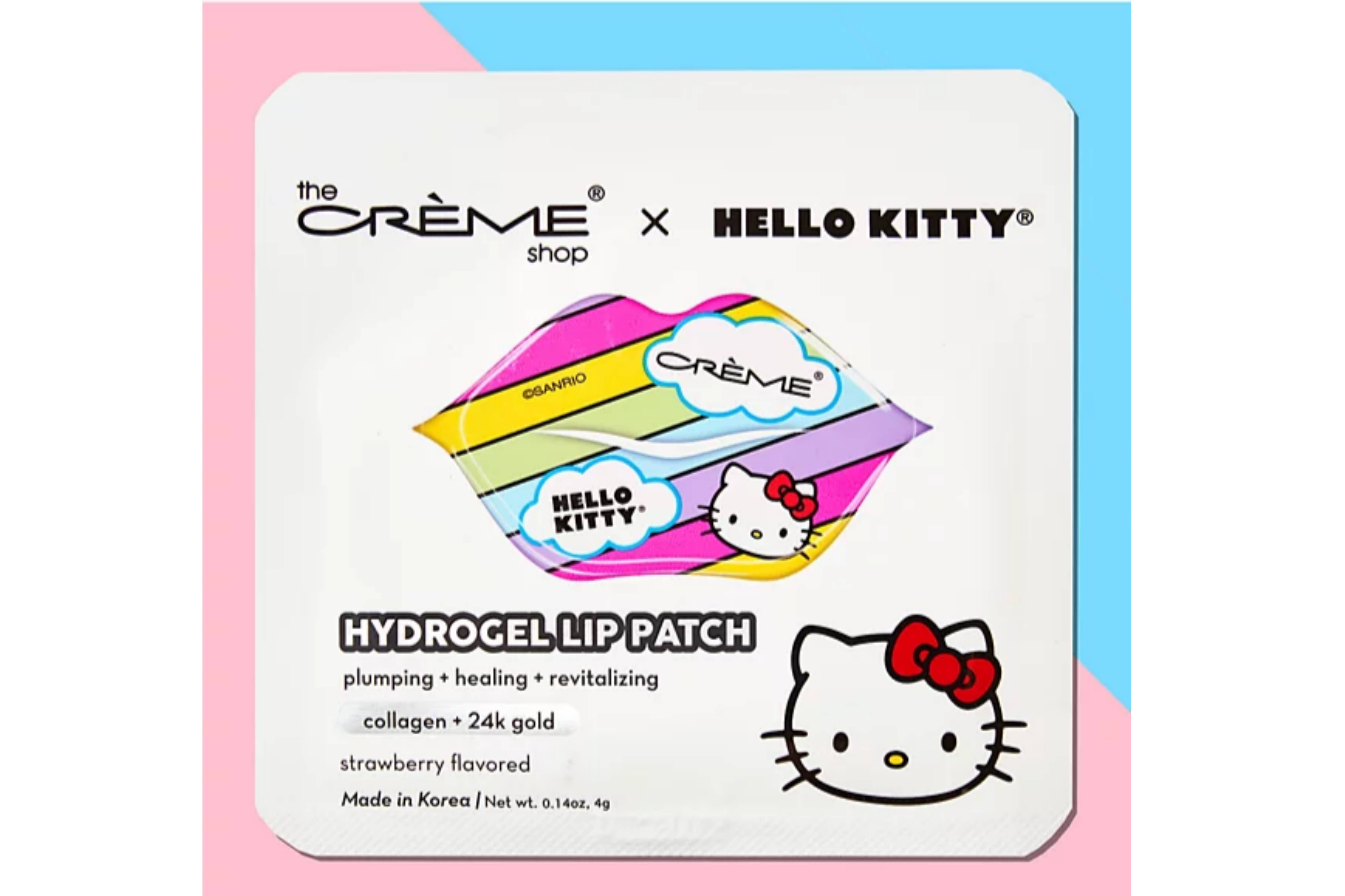 KJ Beauty and Health - Wholesale Lip Treatment/Mask - The Crème Shop x Hello Kitty Hydrogel Lip Patch RAINBOW 1