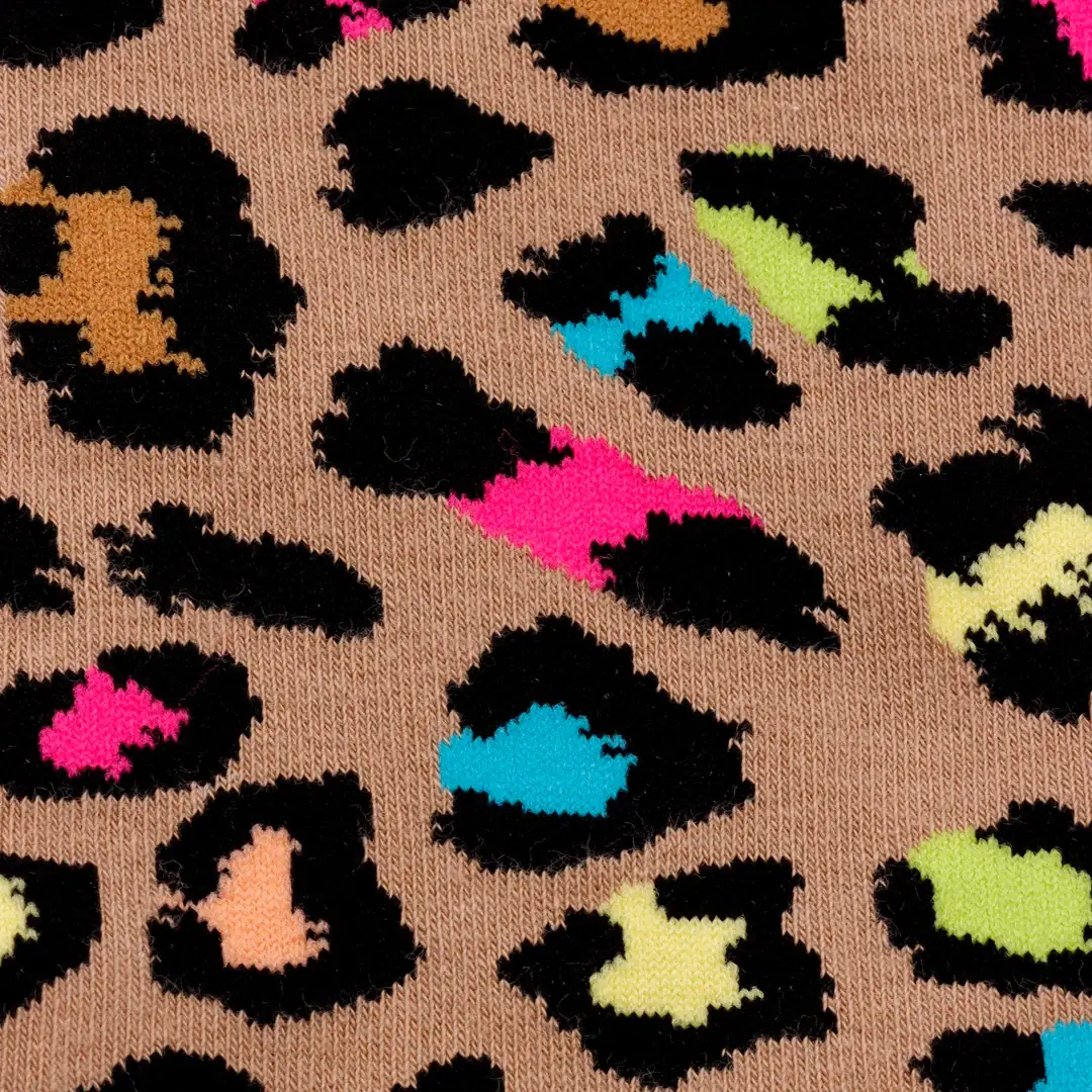 Marc JoJo – wholesale Strumpor - Dam – Färgglada leopardmönstrade strumpor 🐆✨1