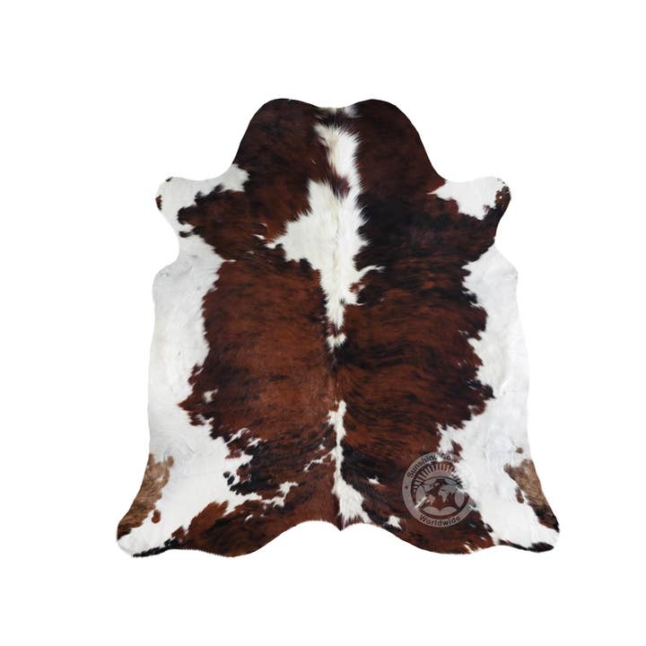 Tricolor Cowhide Rug for wholesale by Sunshine Cowhides