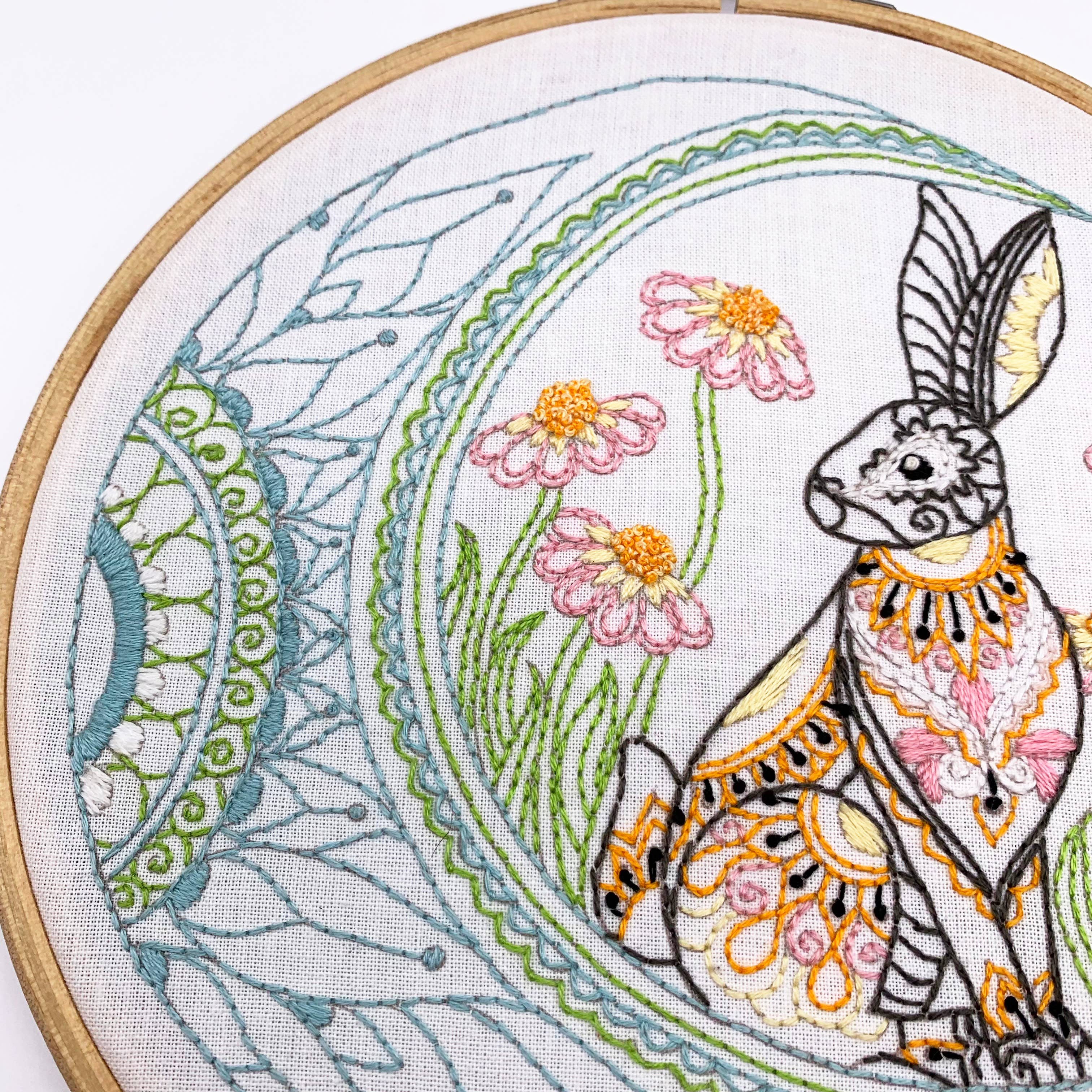 Cinnamon Stitching - Wholesale Craft Sewing Kit - Celestial Hare Embroidery Kit7