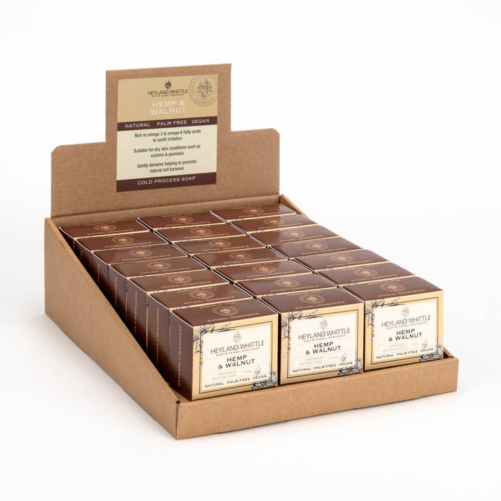 Hemp & Walnut 45g 21 Pack for wholesale by Heyland & Whittle