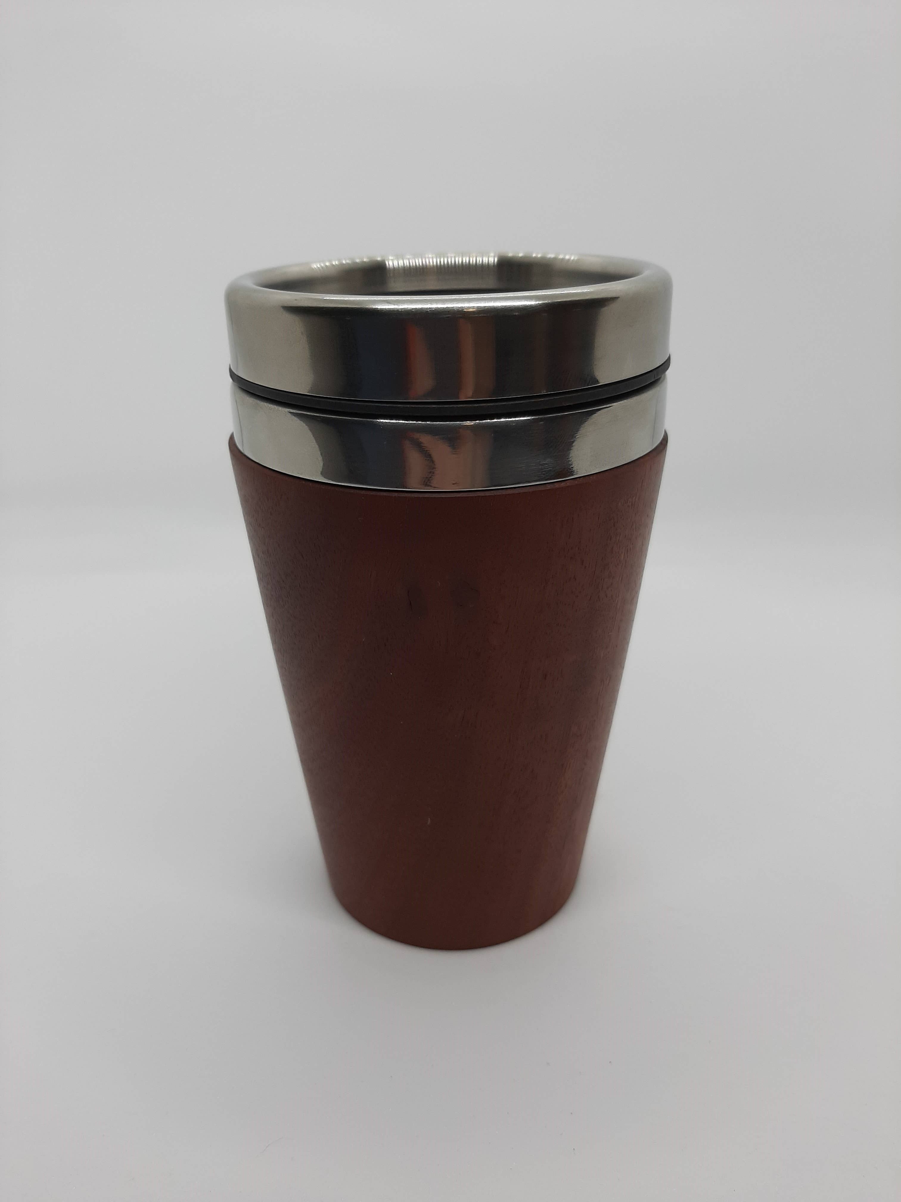 Lyons Woodturning - Wholesale Insulated Mug/Tumbler - Timber Travel Mug (10oz or 16oz)0