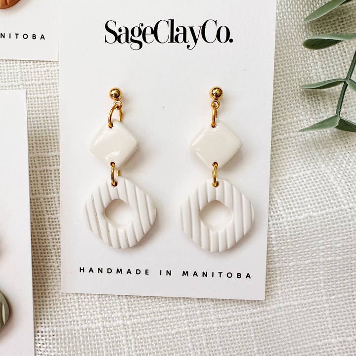 SageClayCo - Wholesale Dangle Earrings - Shannon | Earth Tones Collection4