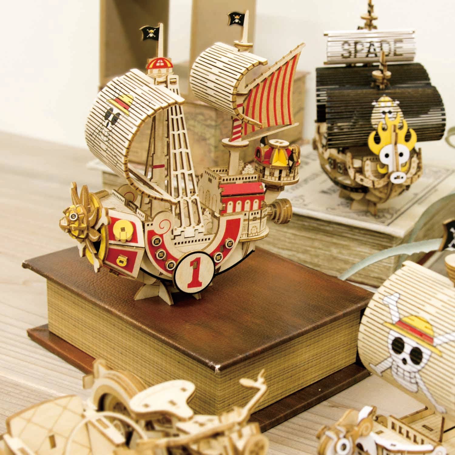 Magnote - Wholesale DIY Craft Kit - wa-gu-mi One Piece Thousand Sunny Ship Model Wooden 3D Puzzl3