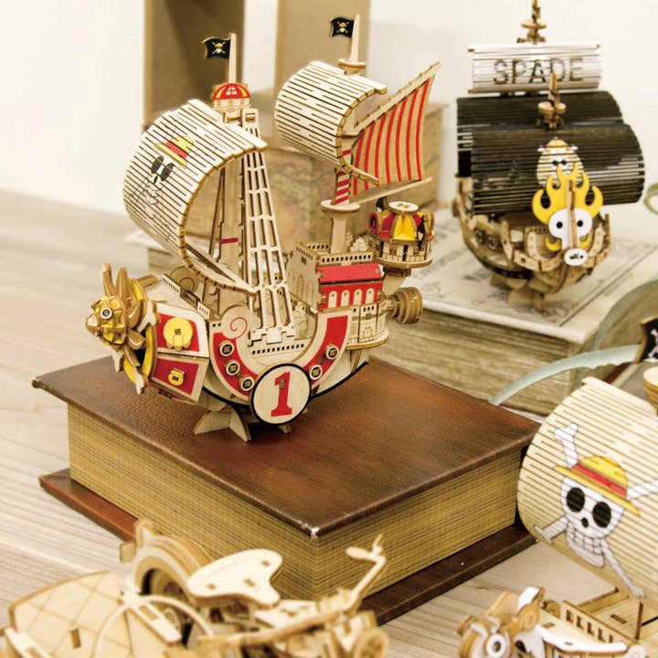 Magnote - Wholesale DIY Craft Kit - wa-gu-mi One Piece Thousand Sunny Ship Model Wooden 3D Puzzl3