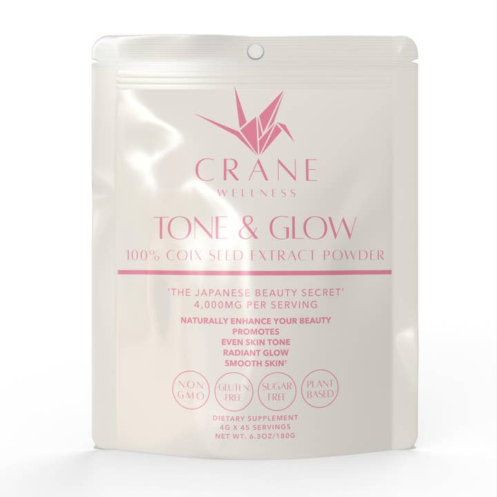 Tone and Glow Coix Seed Extract Powder for wholesale by Crane Wellness