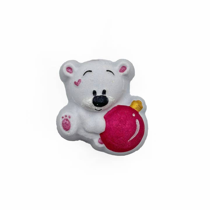 Christmas - Bear W/Ornament for wholesale by The Bomb Bar