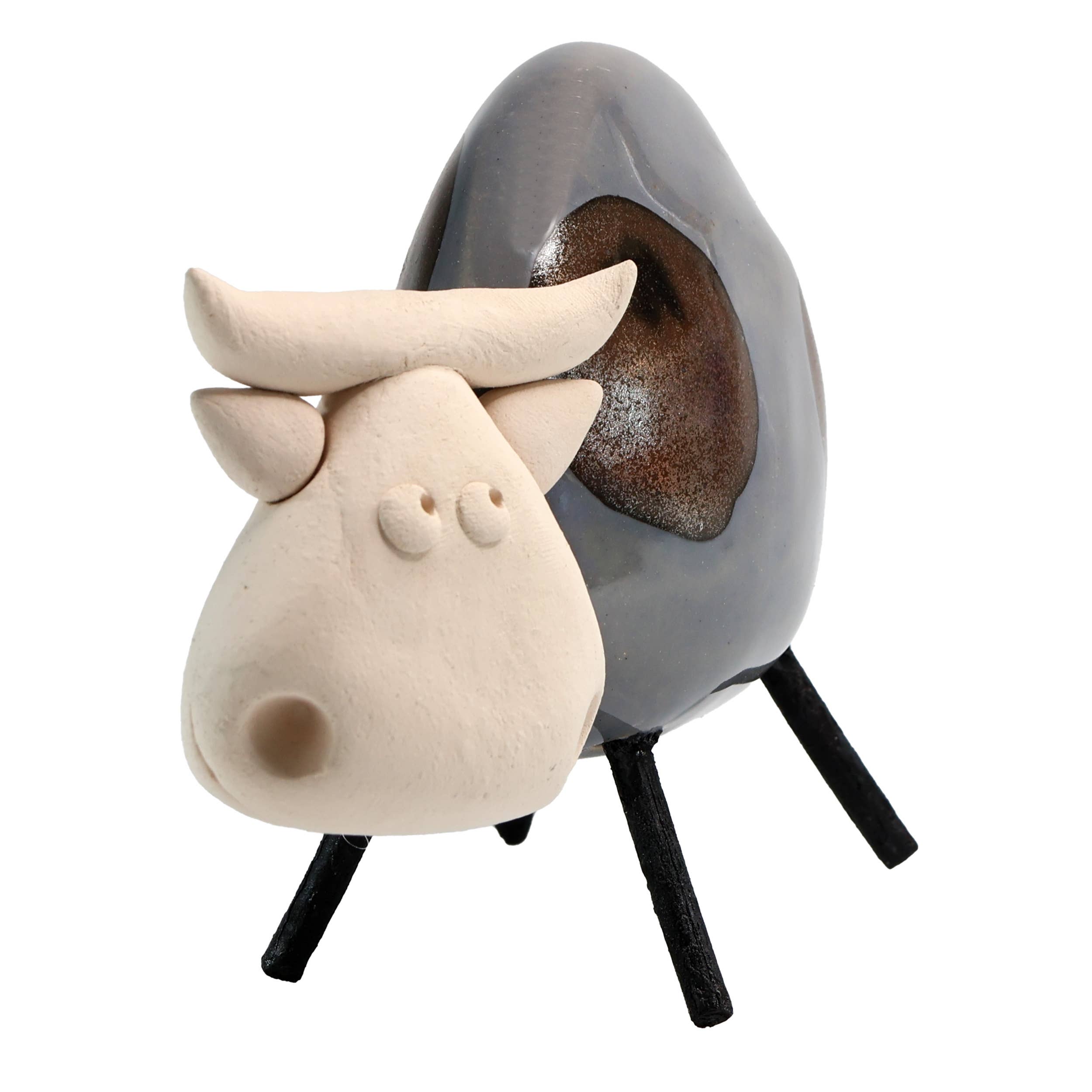 Enigma Supplies – Estatueta decorativa por atacado – Estatueta Cerâmica Happy Cow | Várias Cores19