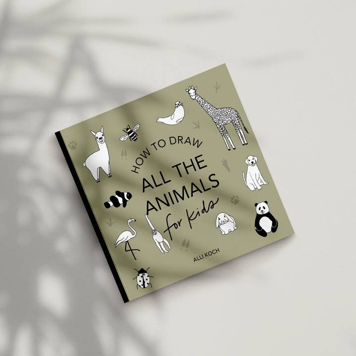 Paige Tate & Co. – wholesale Bok - Barn – Alla djur: En hur man ritar konstbok för barn Mini
