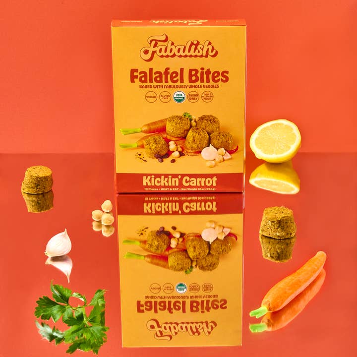 Fabalish - Wholesale Shelf Stable Prepared Meal - Kickin' Carrot Baked Falafel