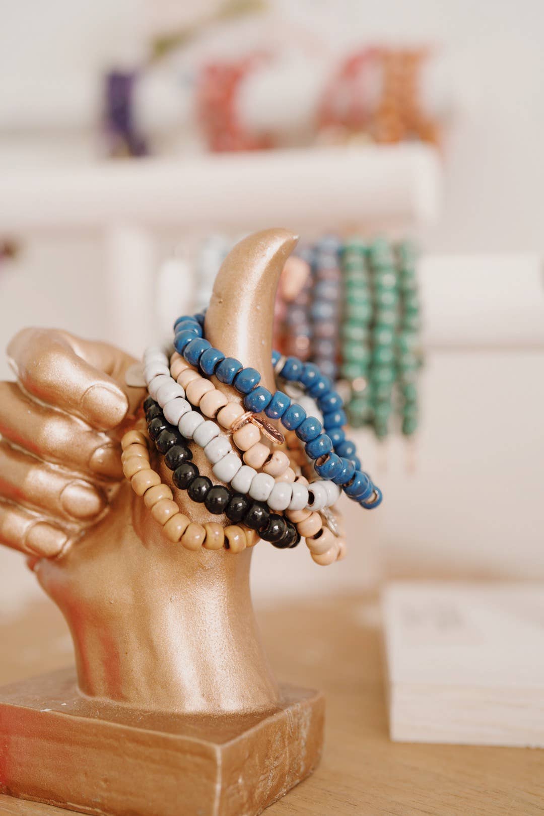 Simbi - Wholesale Armband met kralen - NIEUW Kleine armbanden met geglazuurde kralen15