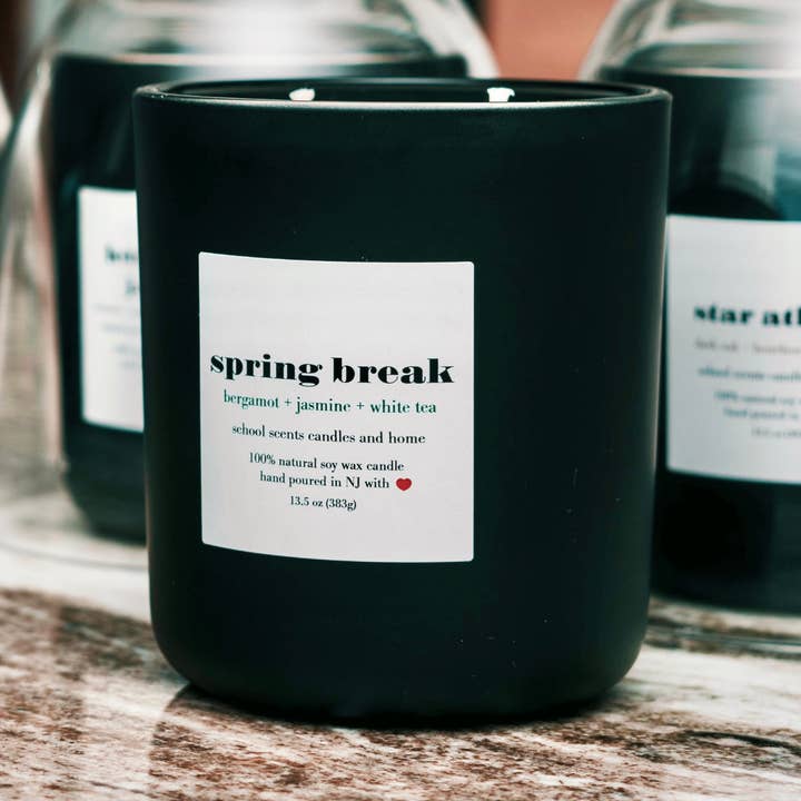 School Scents Candles - Wholesale Jar/Filled Candle - Spring Break 13.5 oz0