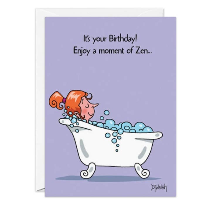 Oatmeal Studios - Wholesale Birthday Card - Zen Birthday Card - 9135
