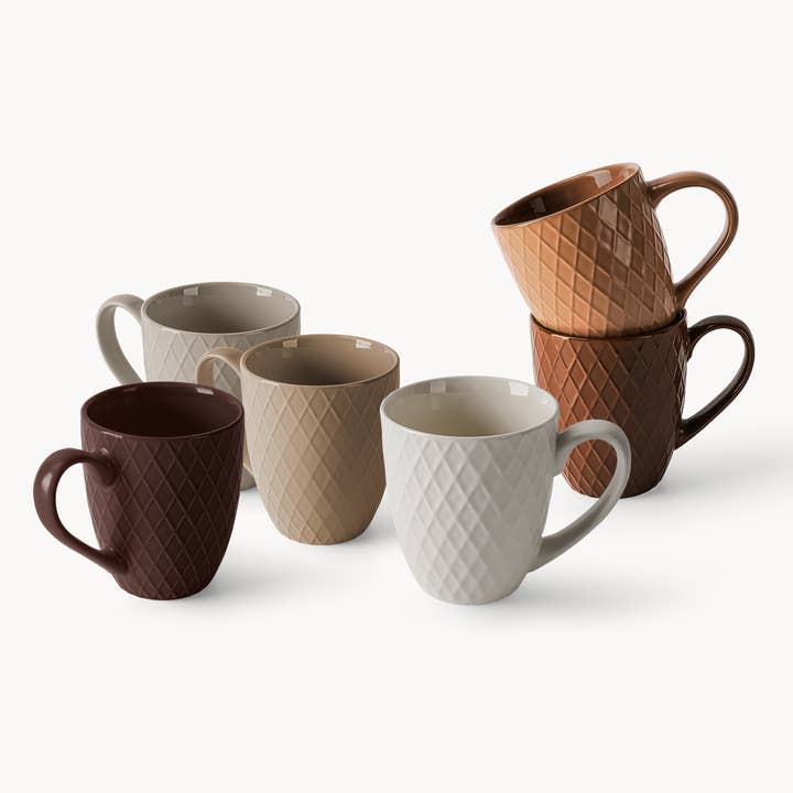 MIAMIO - Venta al por mayor Taza - Juego de tazas de café Colección Palmanova (6 x 400 ml)
