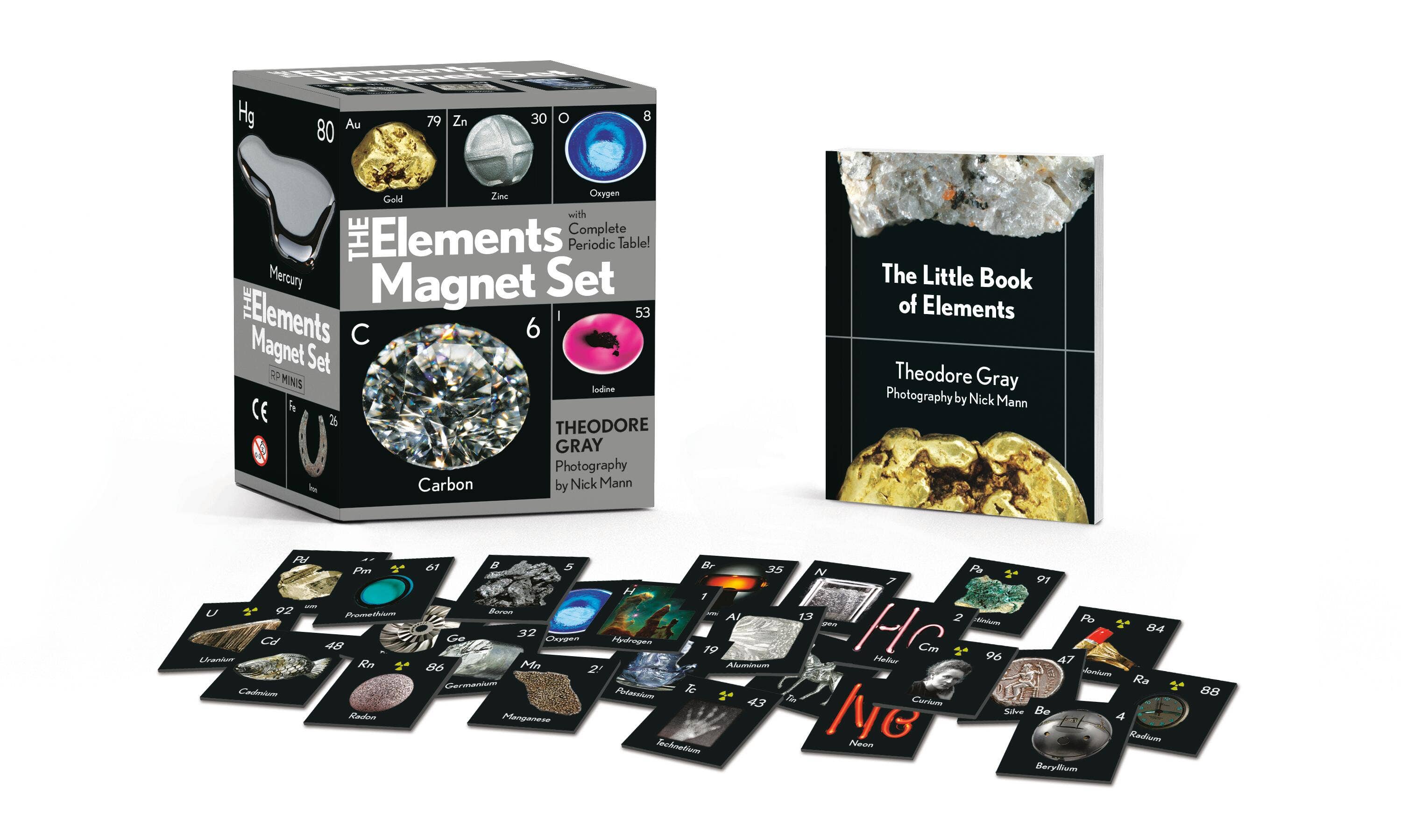 Hachette Book Group - Wholesale Gag Gift/Novelty Gift - Elements Magnet Set: With Complete Periodic Table!0