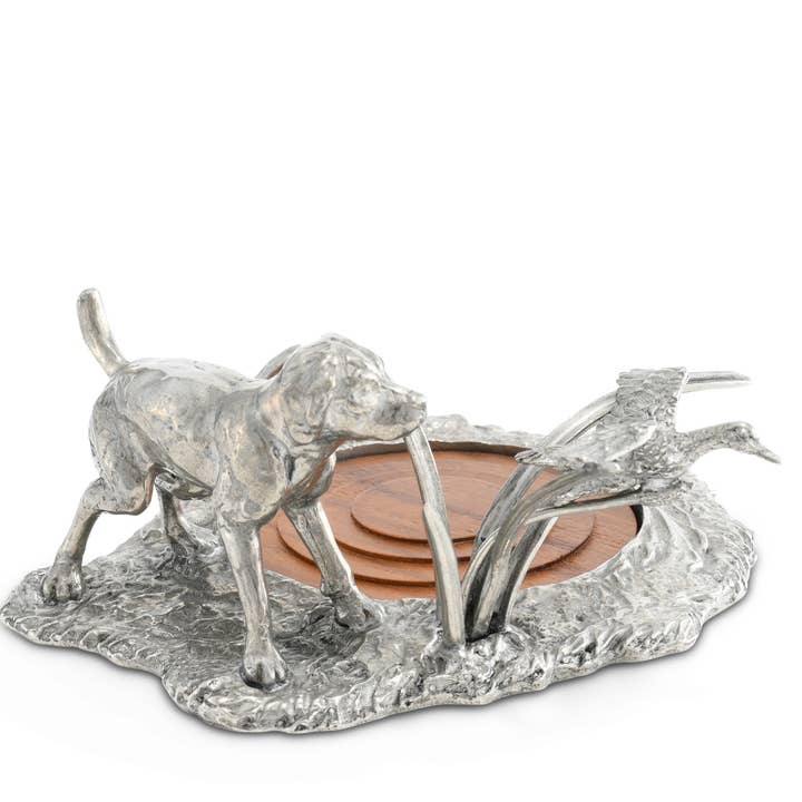 Vagabond House - Vente Sous-verre - Sous-verre de vin Labrador & Duck3