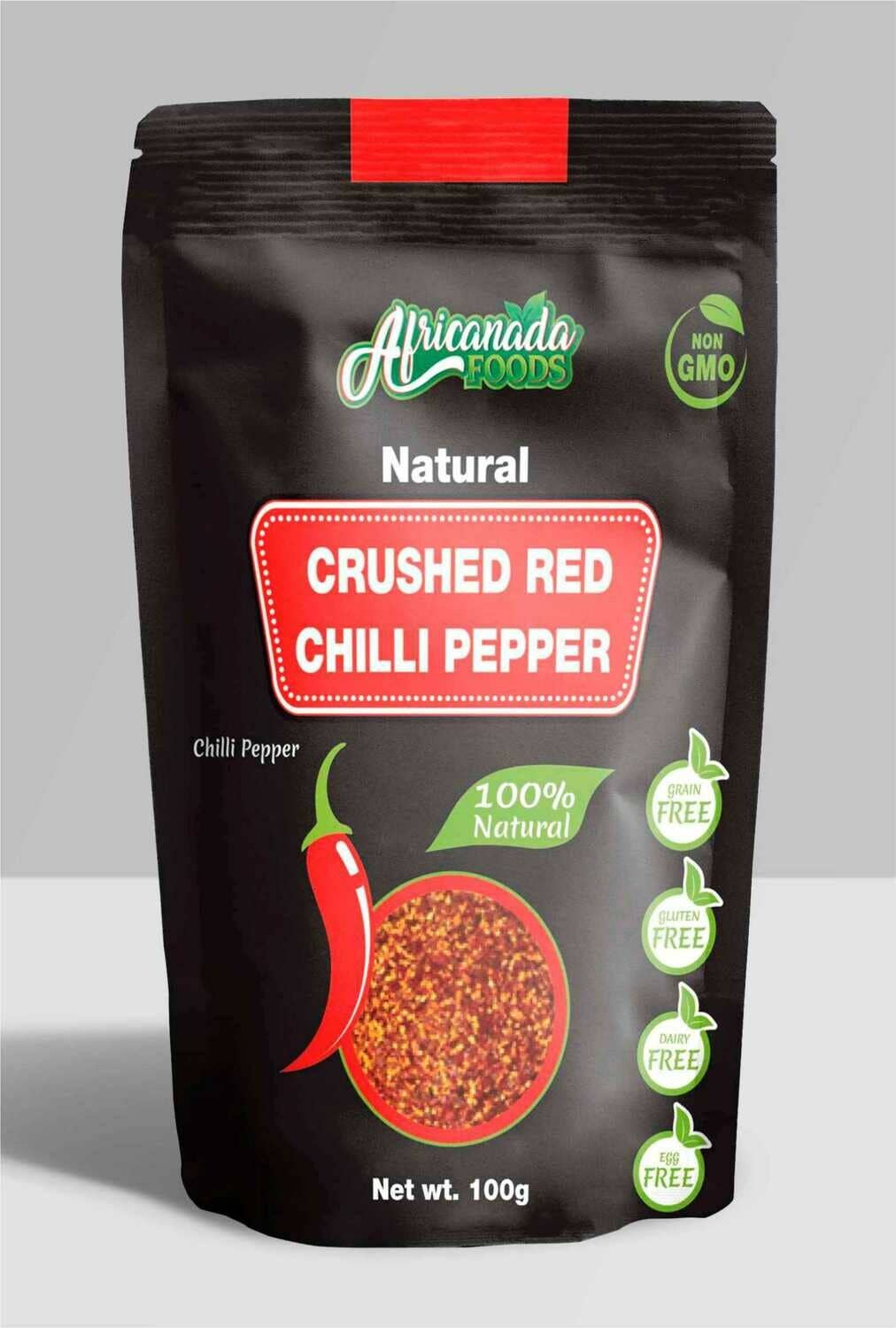 Africanada Imports Inc. - Wholesale Dried Spice - Crushed Red Chilli Pepper | 100g  | Resealable bag3