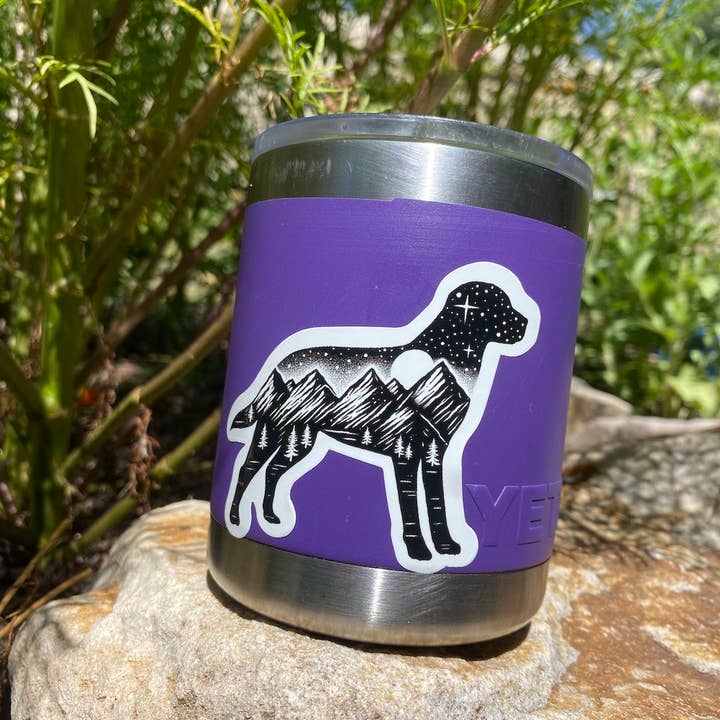 Sticker Art - Wholesale Sticker - The Adventure Dog Outdoor Sticker2