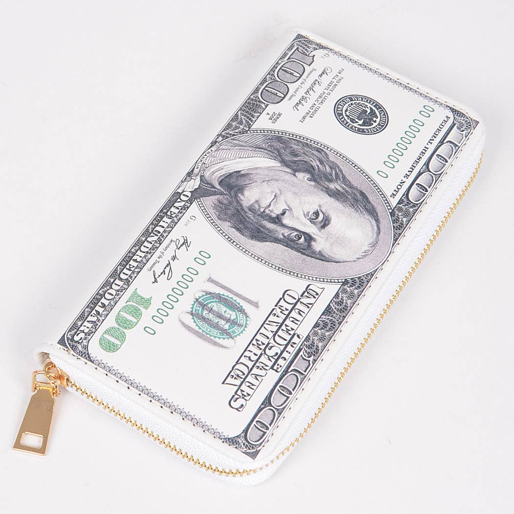 Black US Dollar Bill Wallet for wholesale on Faire2