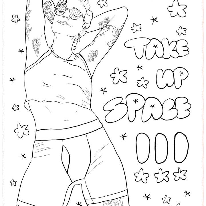SoftBoysClub - Wholesale Coloring & Activity Book - Adult - Soft Boys, Trans-Masculine Coloring Book (Digital Download)6