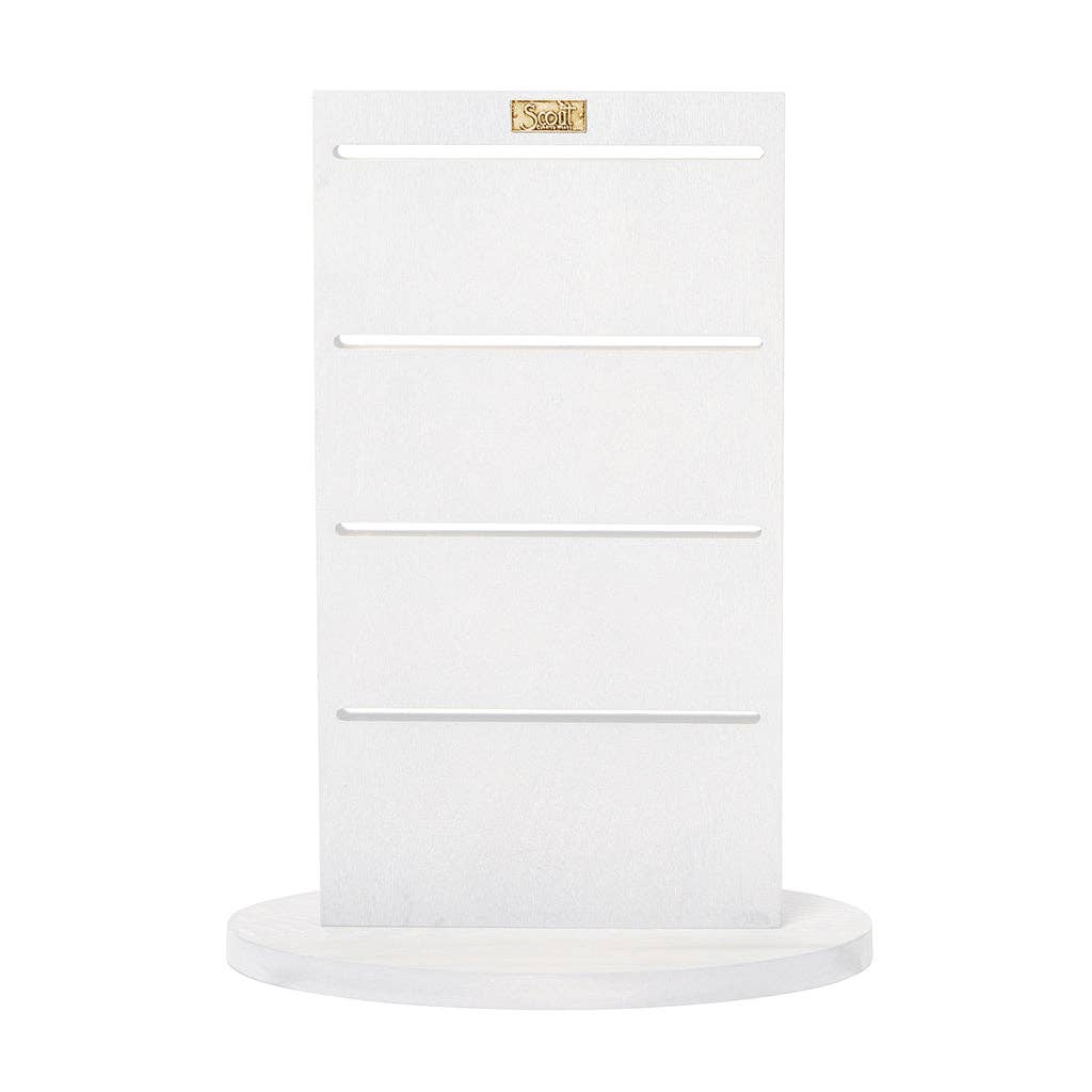 Scout Curated Wears - Wholesale Jewelry Stand & Display - Large White Spinning Counter Display1