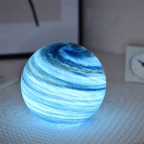 BRECK + FOX - Wholesale Accent/Desk Lamp - Glass Moon Lamp1