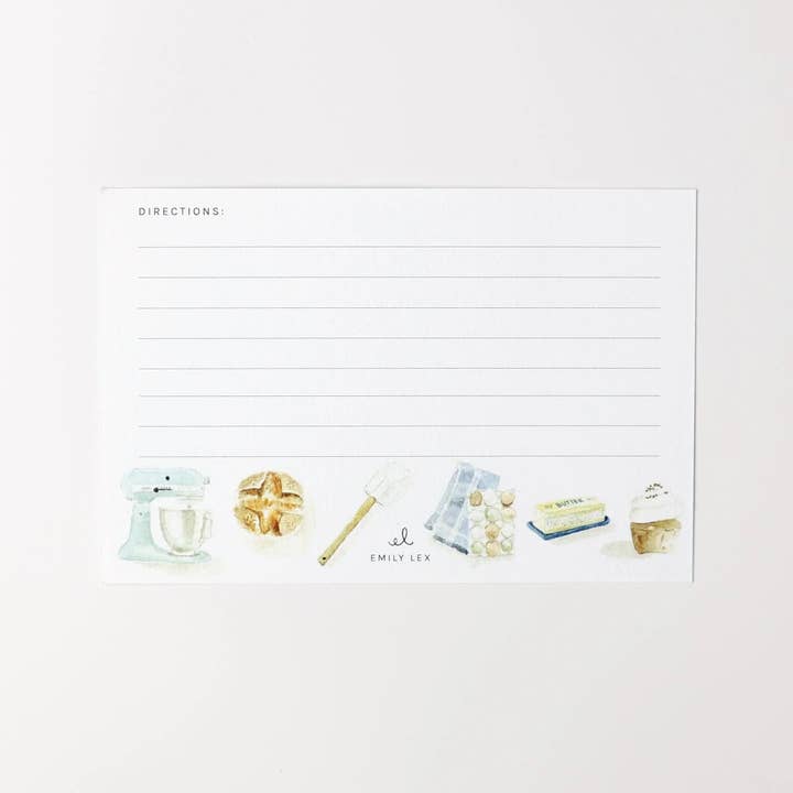 emily lex studio - Wholesale Recipe Card - baking recipe cards2