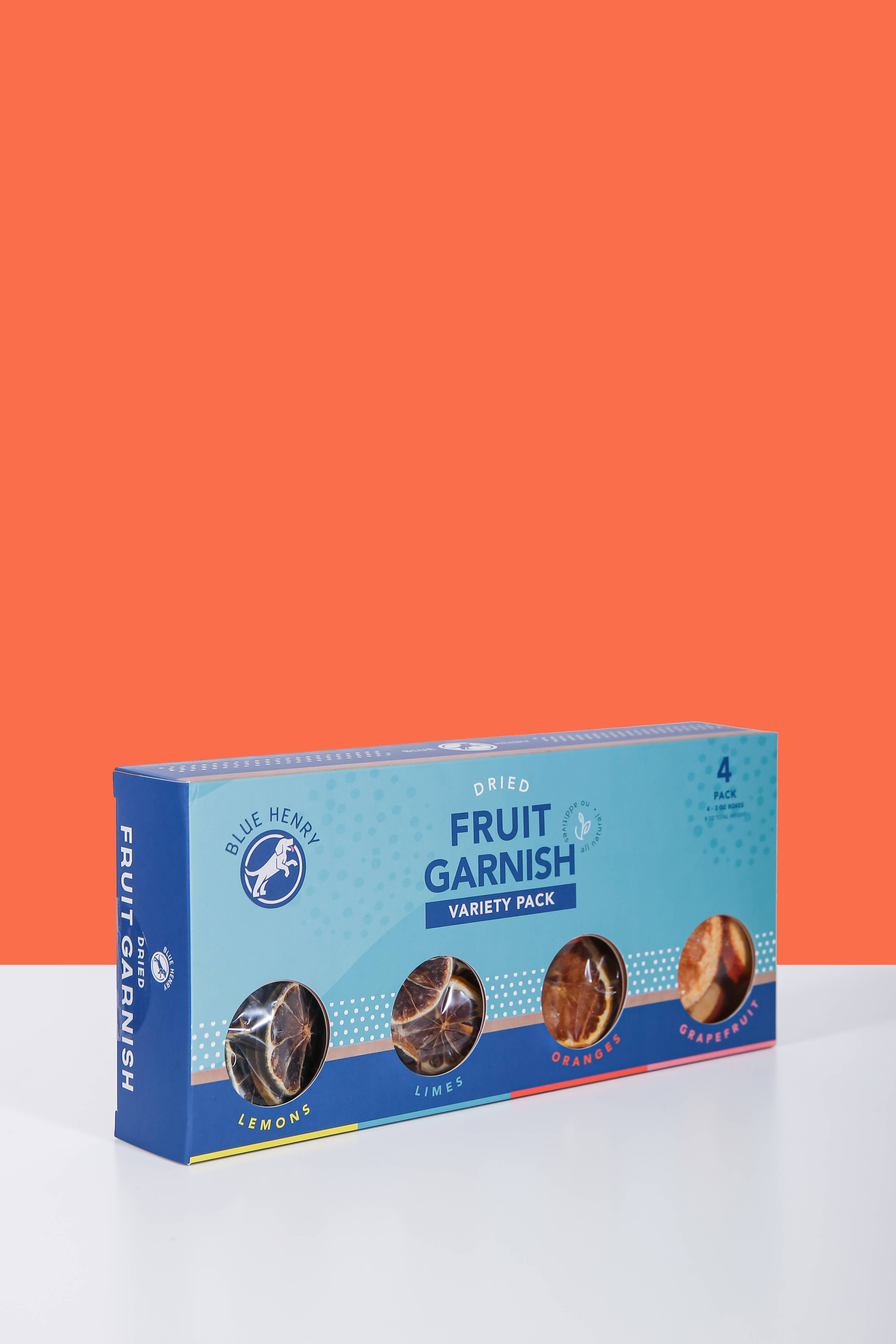 BlueHenry LLC - Wholesale Dried/Dehydrated Fruit - Bar Garnish - Dehydrated Fruit Variety Pack (Small Case)