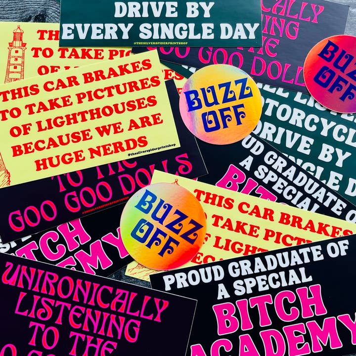 The Silver Spider - Wholesale Sticker - Funny brakes for pictures of lighthouses Bumper Sticker3