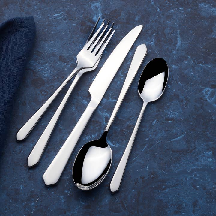Lifetime Brands Silverwarehouse - Wholesale Flatware Set - Towle Living Forged Zia 20PC3