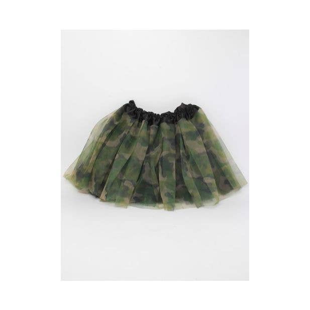 Inca UK – wholesale Tutu – Child – Child Size Camouflage Tutu And Matching Bandeau Set1