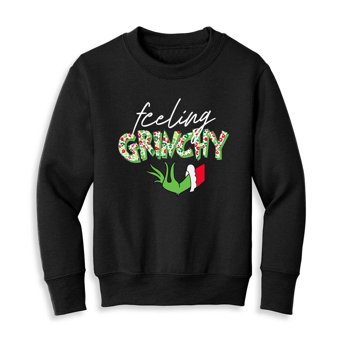 Viv&Lou - Wholesale Sweatshirt - Kids - Feeling Grinchy Kid's Sweatshirt0