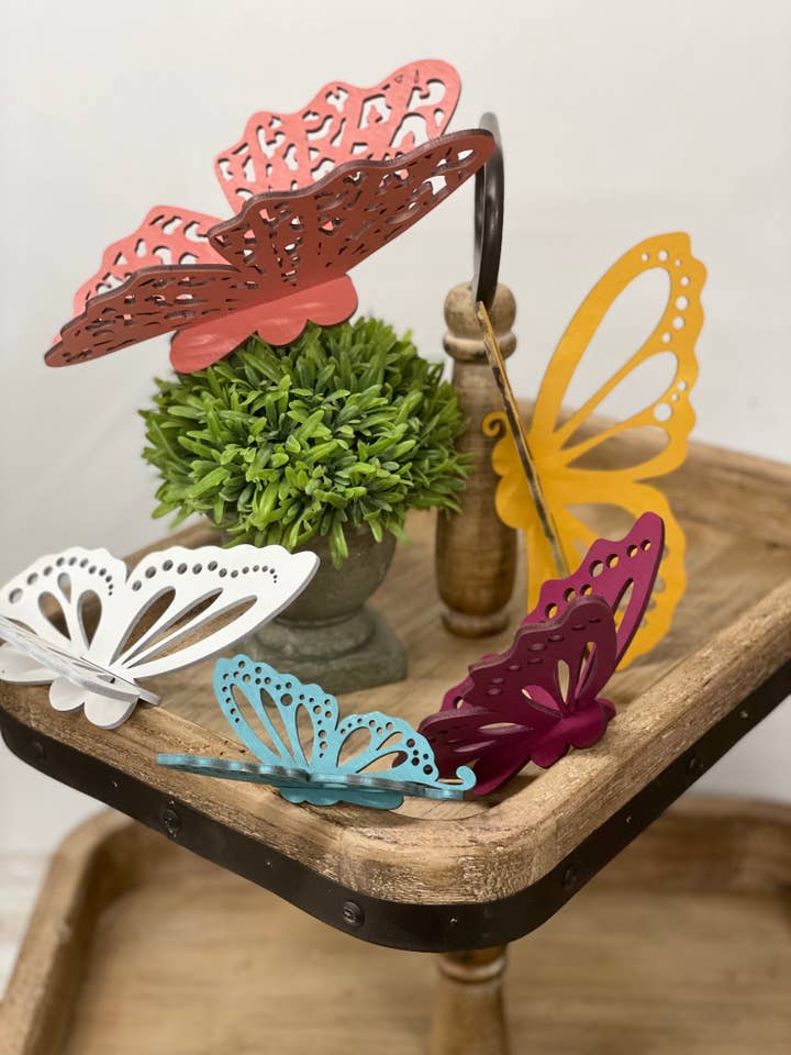 Lot de 5 papillons 3D pour la vente par Mama E’s Makery