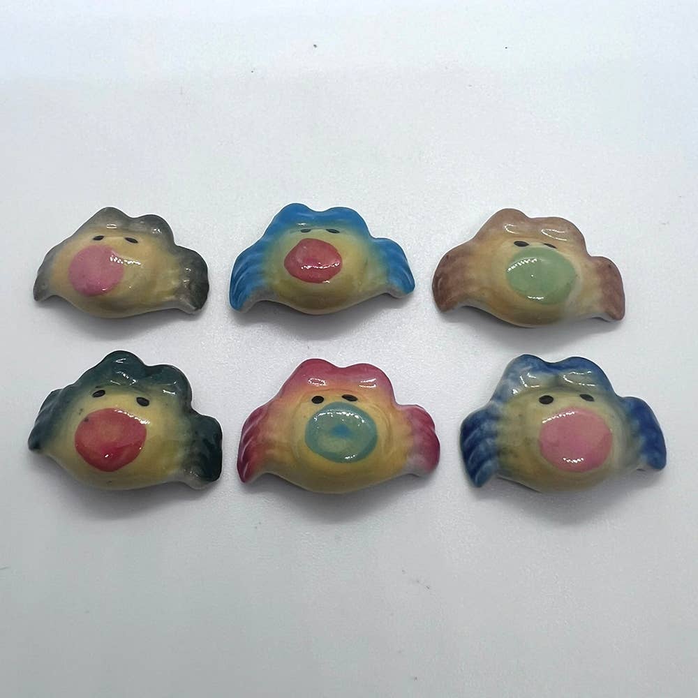 VIE - Wholesale Decorative Figurine - Mini Ceramic Figurine, Assorted Colour, Approx. 2cm32