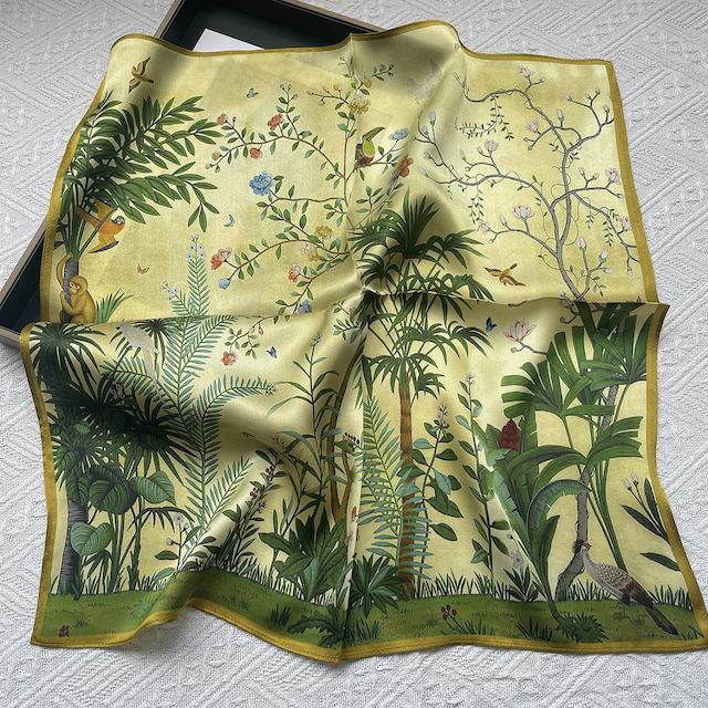 Pretty Persuasions – wholesale Scarf – Women's – S25062 100% Silk Square Scarf (21"x21")6