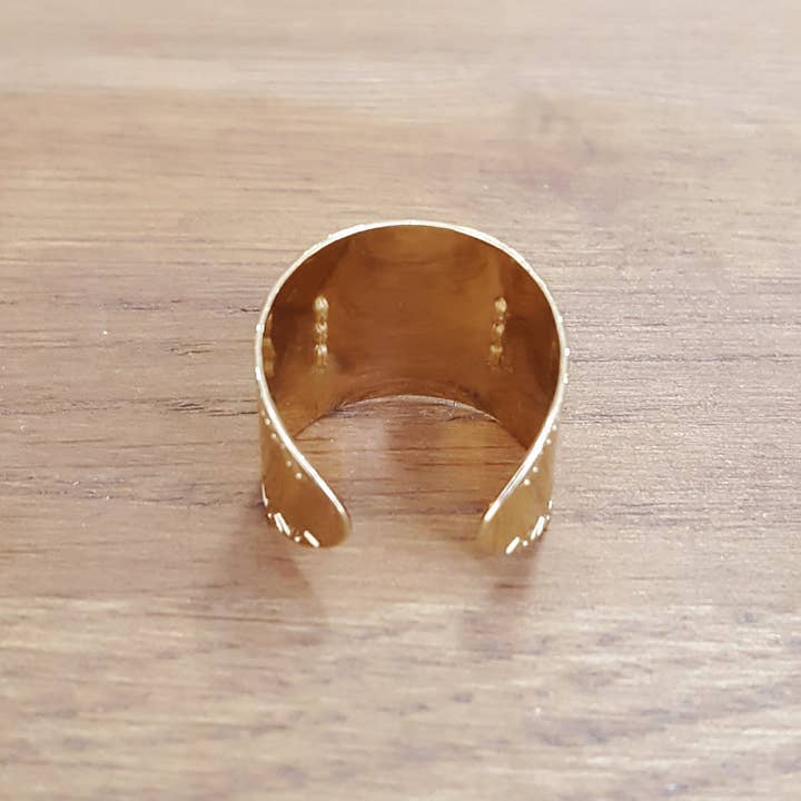 C'cedille – wholesale Cocktail/Statement Ring – Icate XL Guld Ljusring
