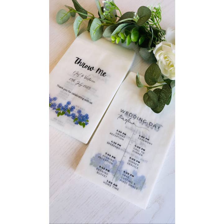SR Creative Studio – wholesale Gift bags – Wedding Glassine Confetti & Favor Bags with Logo
