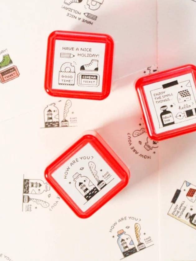 Eric Stamp japonés autorentable regalo de papelería lindo para venta al por mayor de 「FUNJI」In Japan