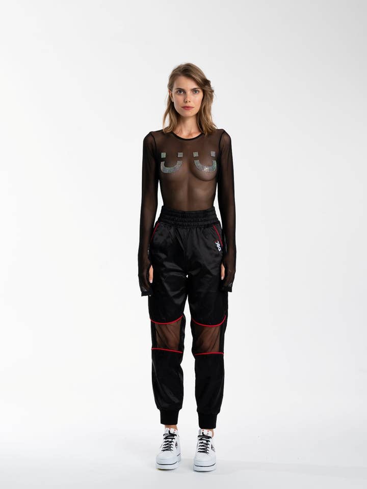 NØGEN KROP „STRASS“ SORT for engroshandel hos DSG