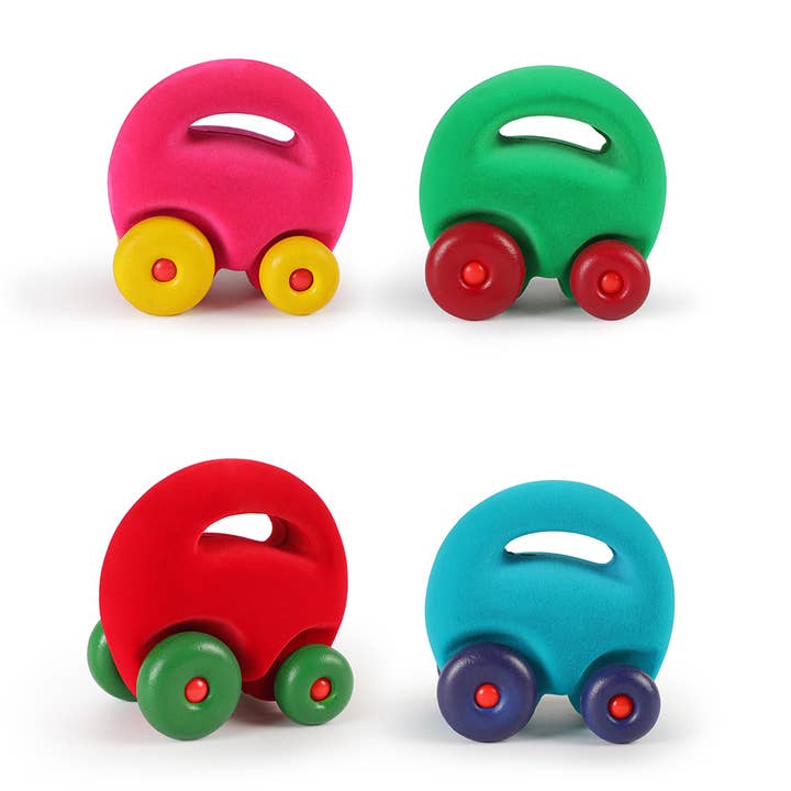 Rubbabu Mascot Car Grab Em Squishy Toy, Assorted Colors for wholesale by Rubbabu